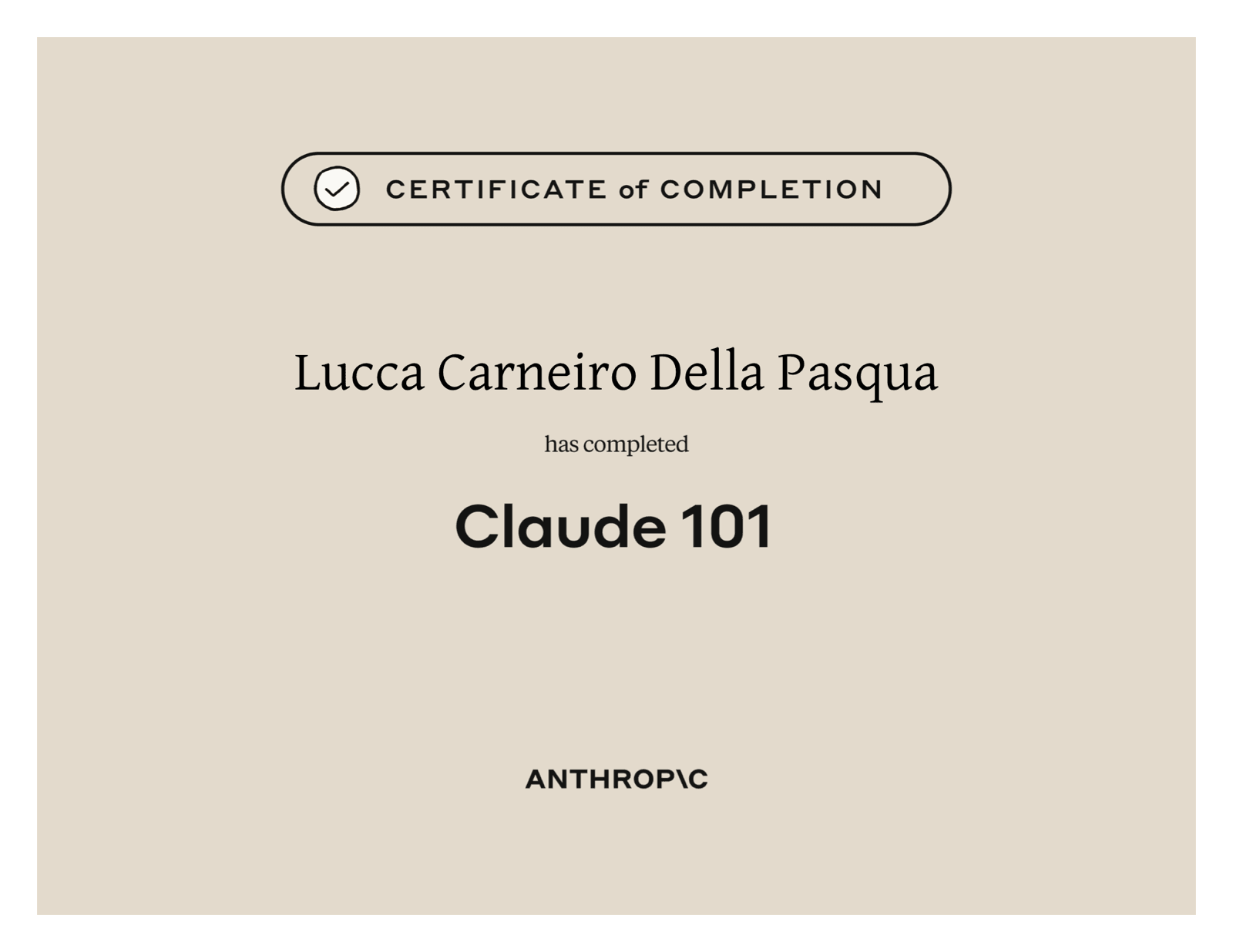 Claude 101